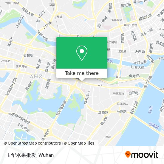 玉华水果批发 map