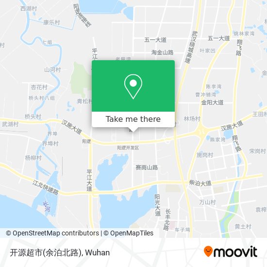 开源超市(余泊北路) map