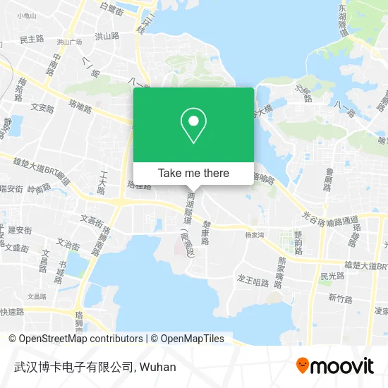 武汉博卡电子有限公司 map