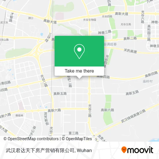 武汉君达天下房产营销有限公司 map
