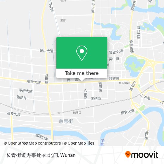 长青街道办事处-西北门 map