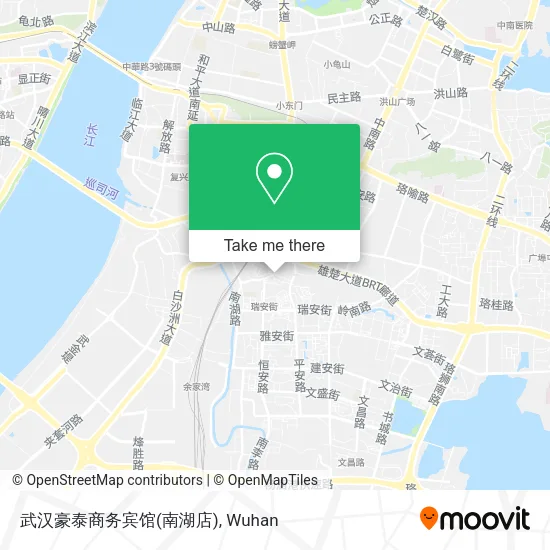 武汉豪泰商务宾馆(南湖店) map