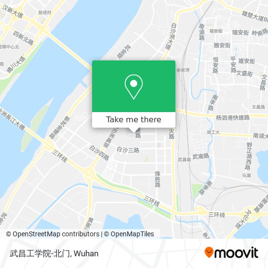 武昌工学院-北门 map