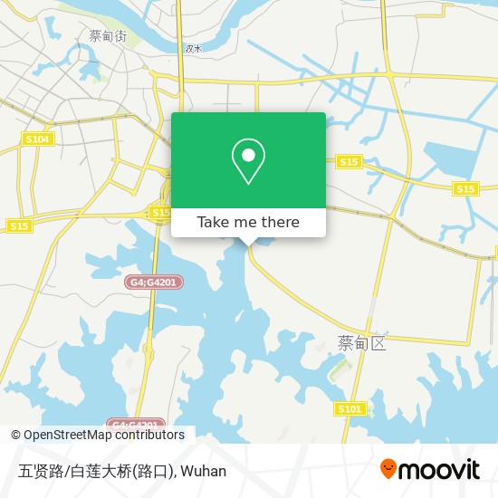 五贤路/白莲大桥(路口) map