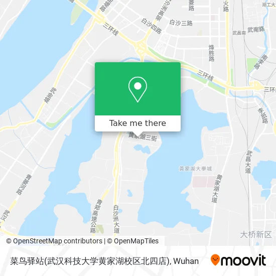 菜鸟驿站(武汉科技大学黄家湖校区北四店) map