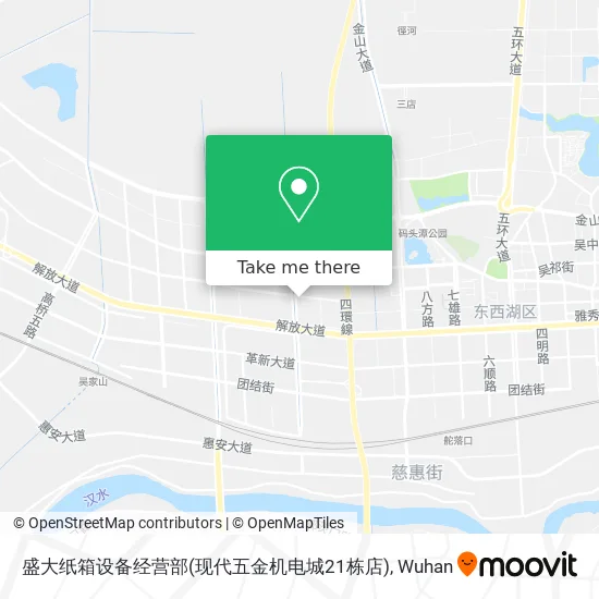 盛大纸箱设备经营部(现代五金机电城21栋店) map