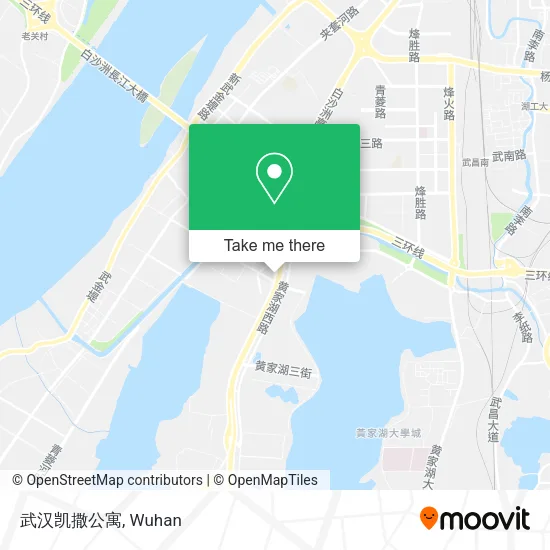 武汉凯撒公寓 map