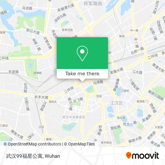 武汉99福星公寓 map