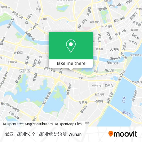 武汉市职业安全与职业病防治所 map