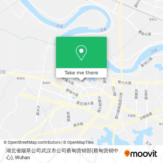 湖北省烟草公司武汉市公司蔡甸营销部(蔡甸营销中心) map
