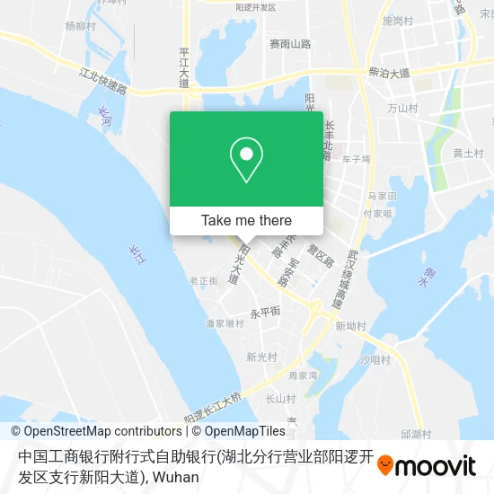 中国工商银行附行式自助银行(湖北分行营业部阳逻开发区支行新阳大道) map