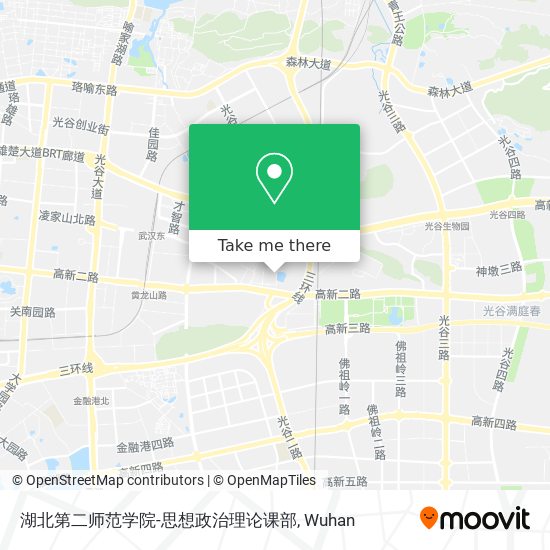湖北第二师范学院-思想政治理论课部 map