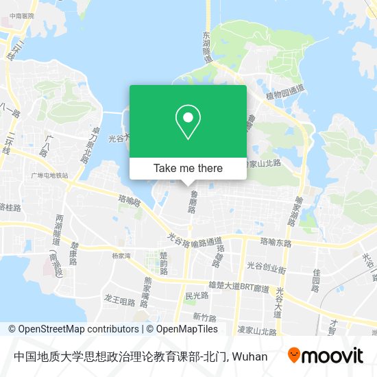 中国地质大学思想政治理论教育课部-北门 map