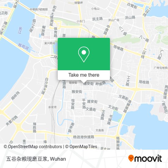 五谷杂粮现磨豆浆 map