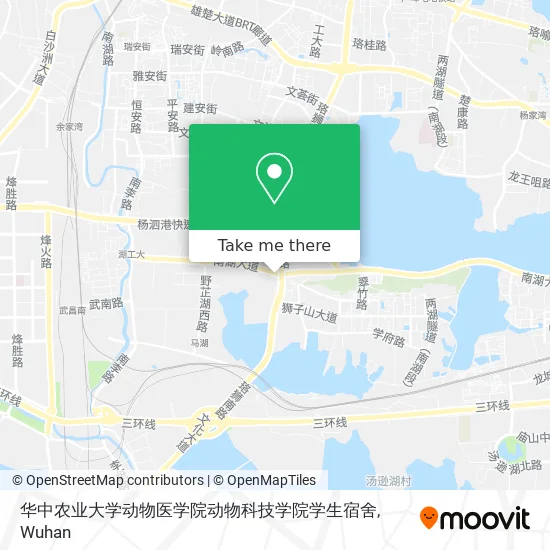 华中农业大学动物医学院动物科技学院学生宿舍 map