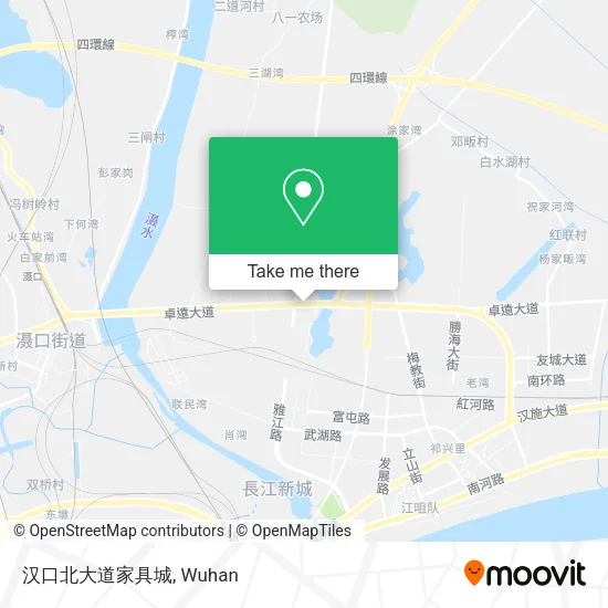 汉口北大道家具城 map