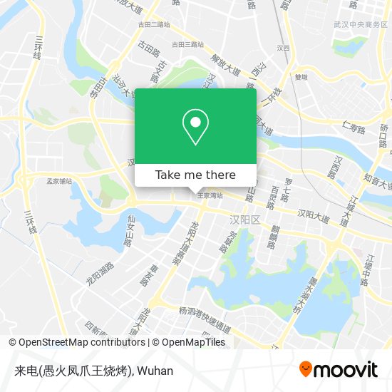 来电(愚火凤爪王烧烤) map