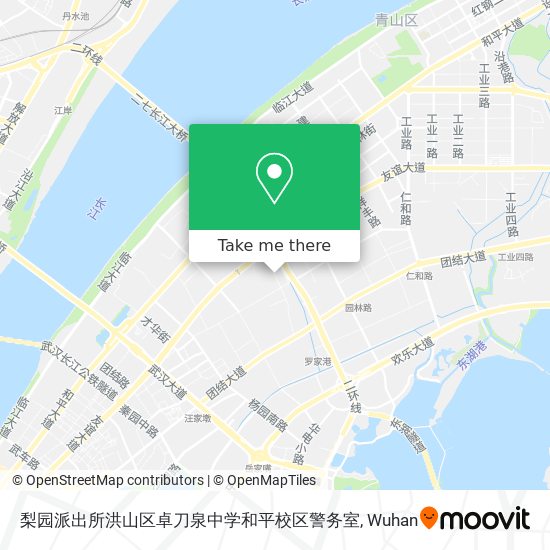 梨园派出所洪山区卓刀泉中学和平校区警务室 map