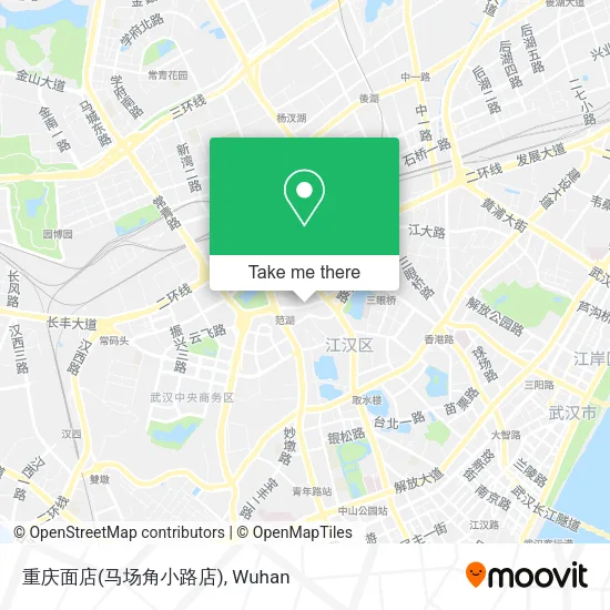 重庆面店(马场角小路店) map
