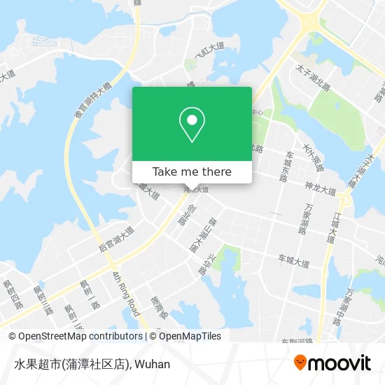 水果超市(蒲潭社区店) map