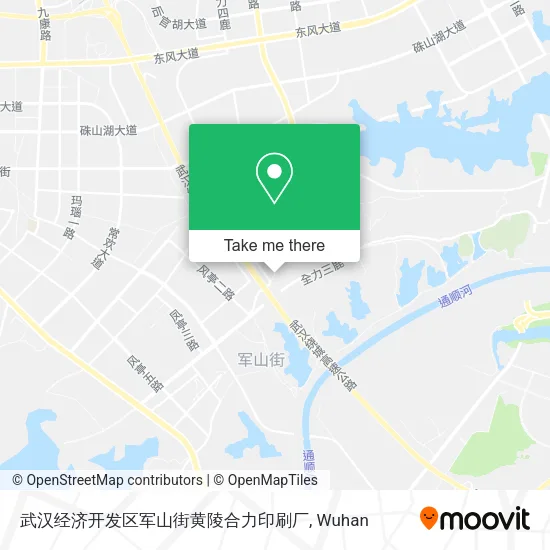武汉经济开发区军山街黄陵合力印刷厂 map