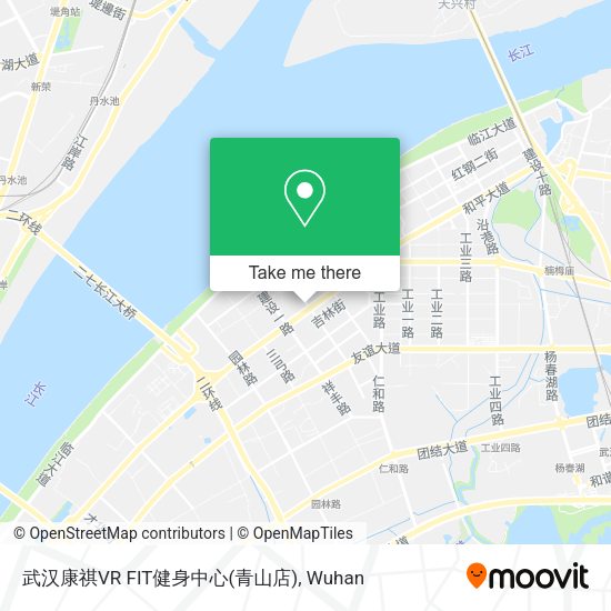 武汉康祺VR FIT健身中心(青山店) map