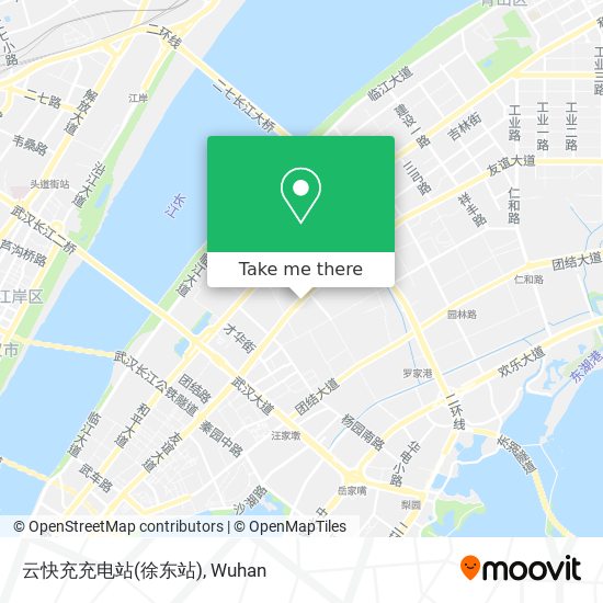 云快充充电站(徐东站) map