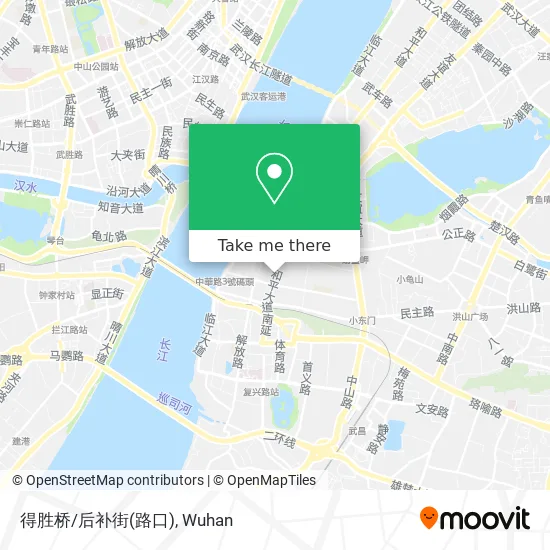 得胜桥/后补街(路口) map
