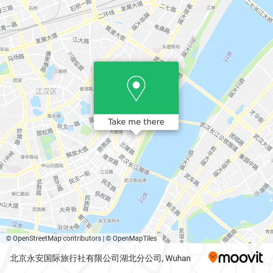 北京永安国际旅行社有限公司湖北分公司 map
