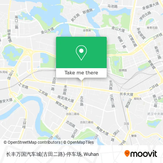 长丰万国汽车城(古田二路)-停车场 map