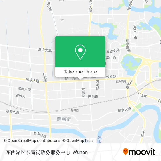 东西湖区长青街政务服务中心 map