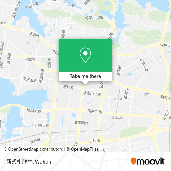 新式棋牌室 map