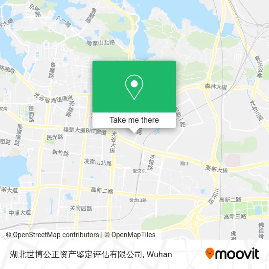 湖北世博公正资产鉴定评估有限公司 map