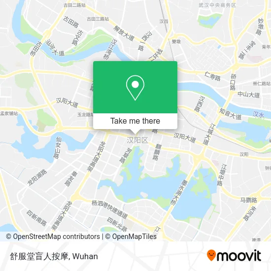 舒服堂盲人按摩 map