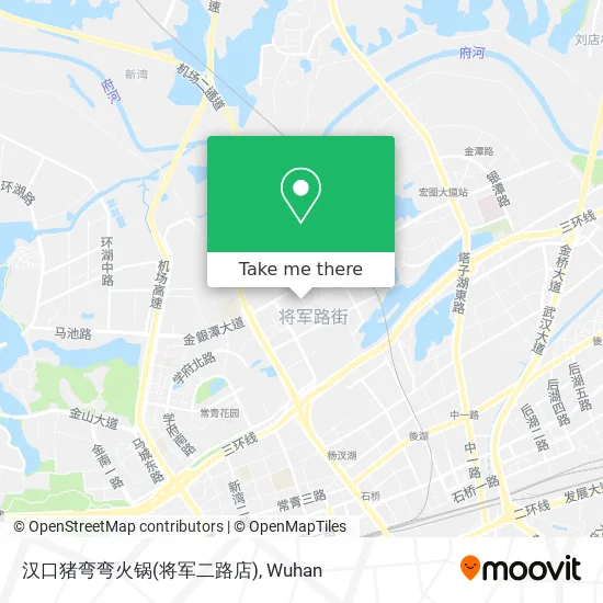 汉口猪弯弯火锅(将军二路店) map