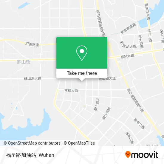 福星路加油站 map