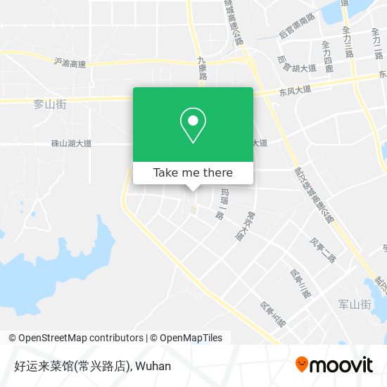 好运来菜馆(常兴路店) map