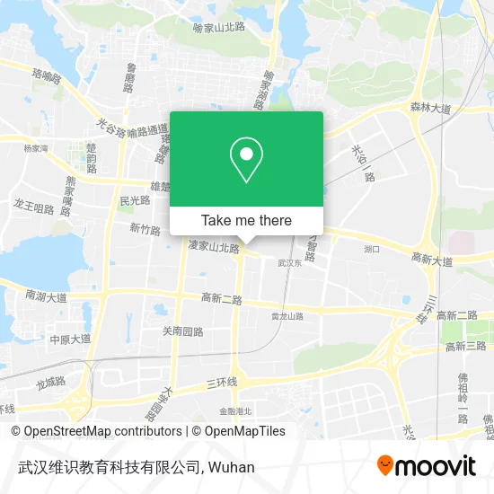 武汉维识教育科技有限公司 map