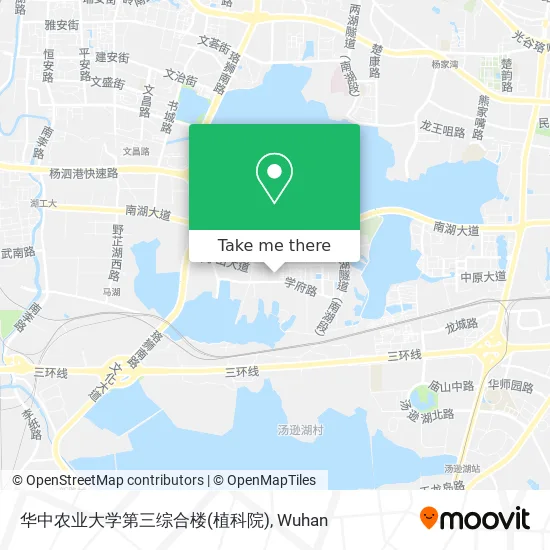 华中农业大学第三综合楼(植科院) map