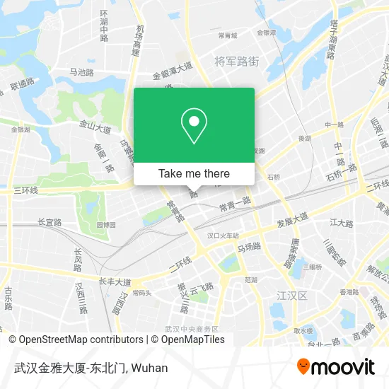 武汉金雅大厦-东北门 map