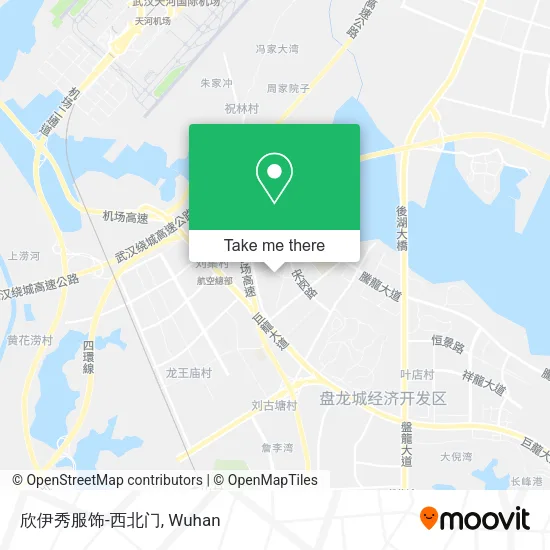 欣伊秀服饰-西北门 map