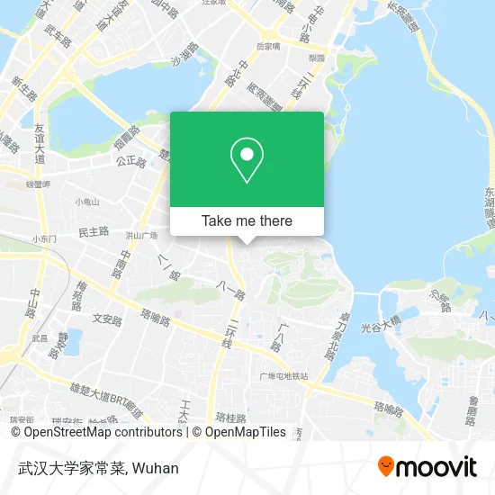 武汉大学家常菜 map