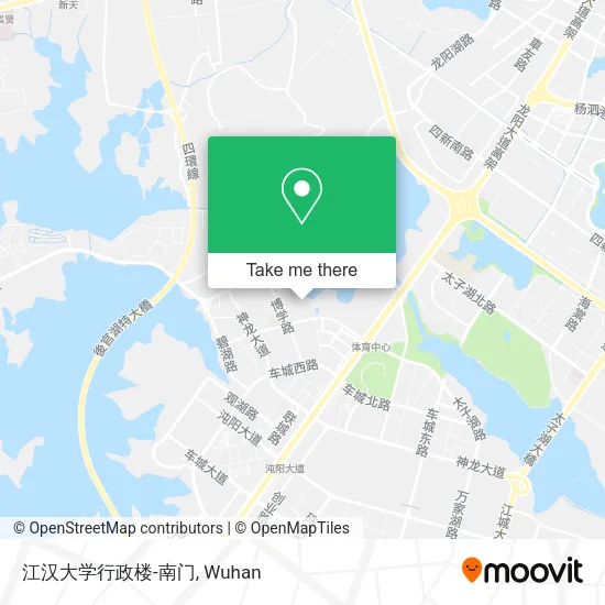 江汉大学行政楼-南门 map