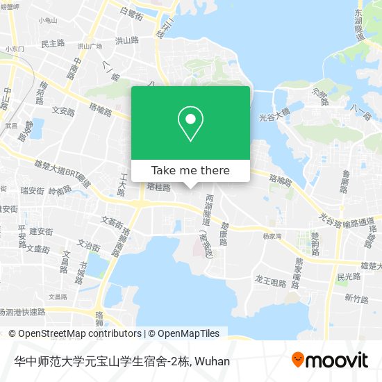 华中师范大学元宝山学生宿舍-2栋 map