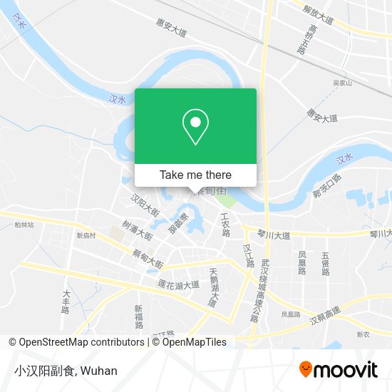 小汉阳副食 map