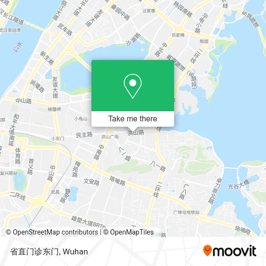 省直门诊东门 map