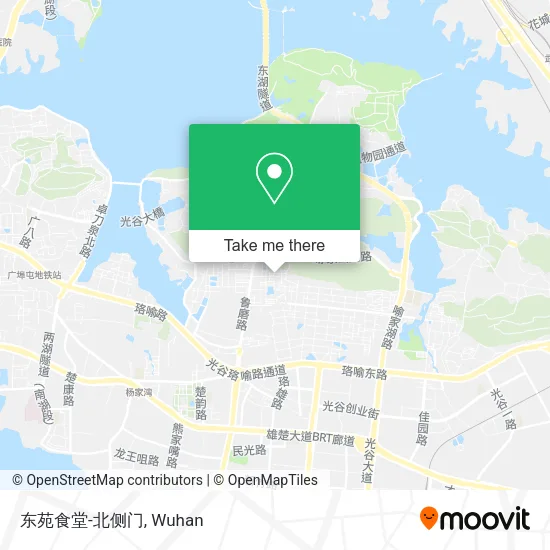 东苑食堂-北侧门 map