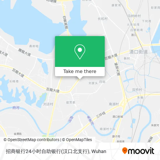 招商银行24小时自助银行(汉口北支行) map