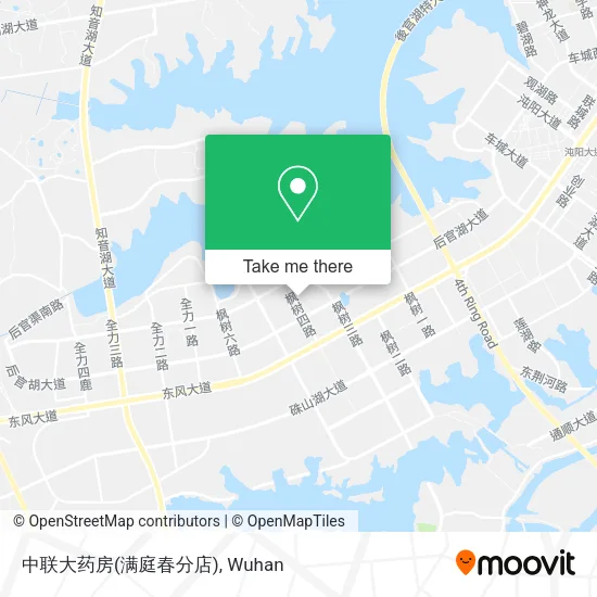 中联大药房(满庭春分店) map