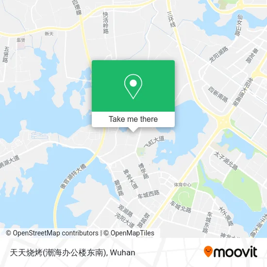 天天烧烤(潮海办公楼东南) map